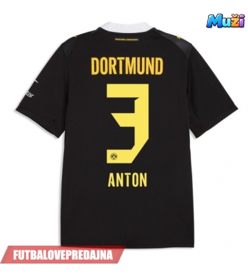 Lacne Muži Futbalové dres Borussia Dortmund Waldemar Anton #3 2026-27 Krátky Rukáv - Preč